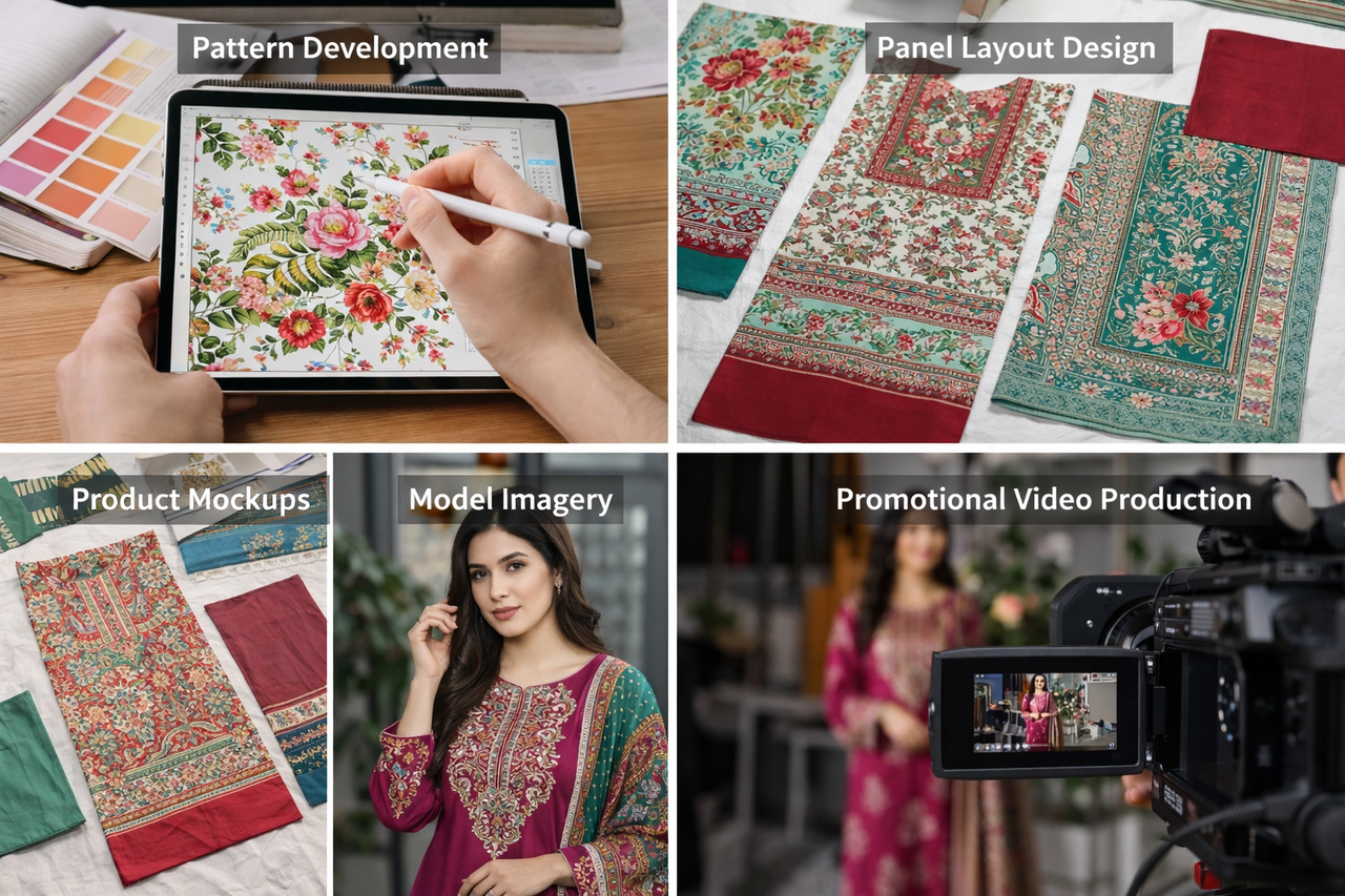 Product development and visual support